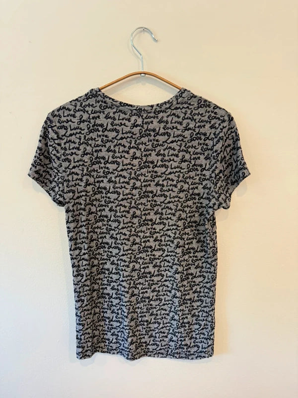 L’AGENCE Ressi Fitted “Love” Tee