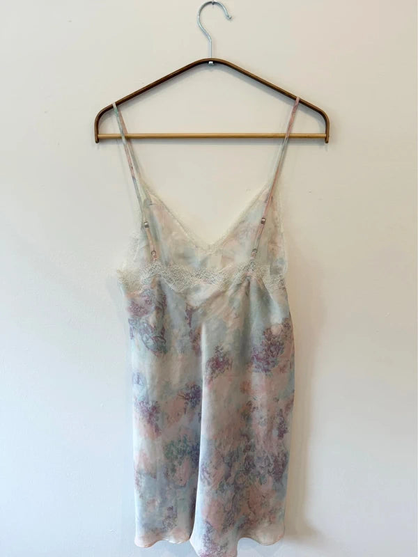 Vintage Victoria Secret Watercolor Slip Dress