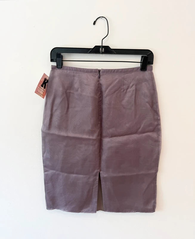 Purple Laundry Skirt with Design