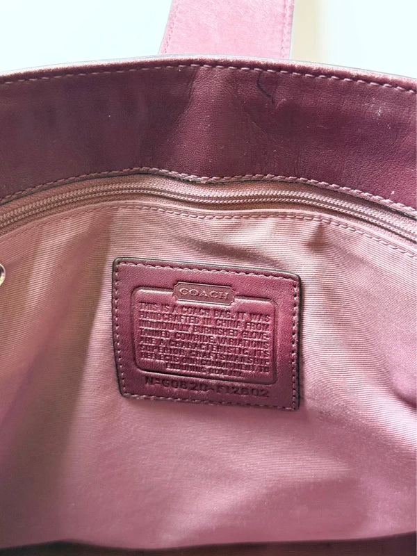 Authentic Vintage Coach Hamptons Leather Carryall Satchel
