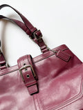 Authentic Vintage Coach Hamptons Leather Carryall Satchel
