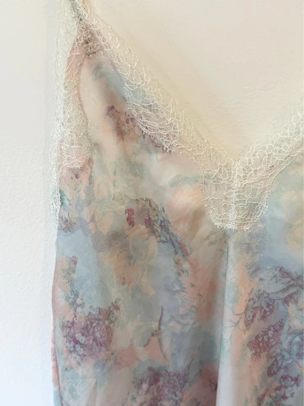 Vintage Victoria Secret Watercolor Slip Dress