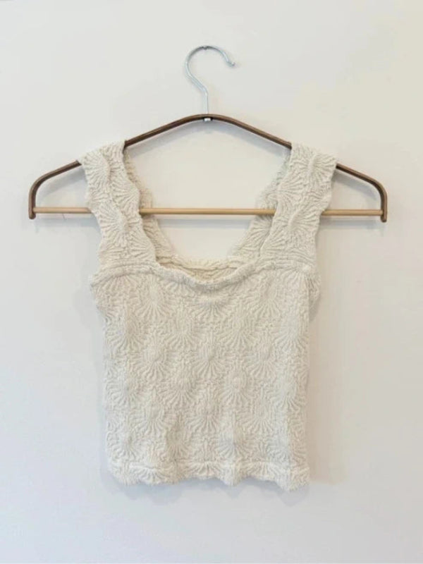 White Free People Top