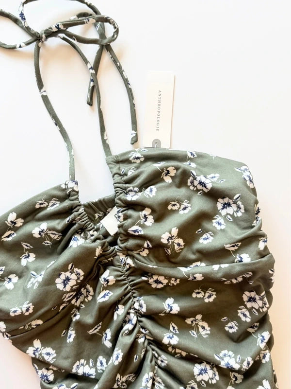 Anthropologie "Malena" halter tank top by Porridge