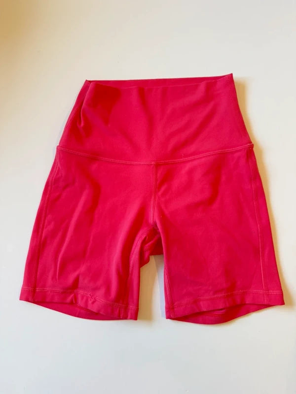 Lululemon Hot Pink Biker Shorts