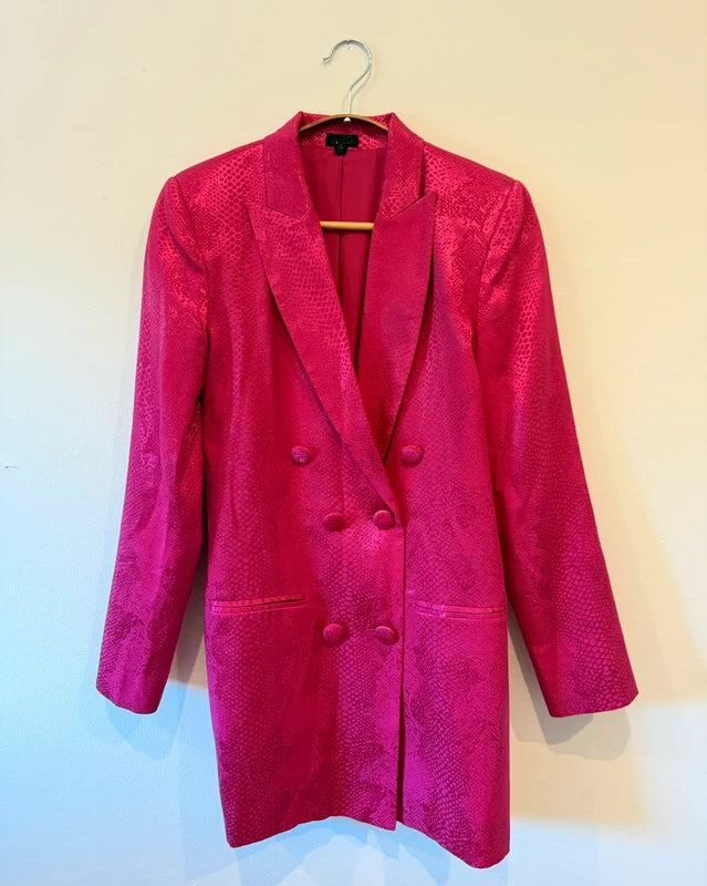 NBD Terra Blazer Dress in Fuchsia Purple