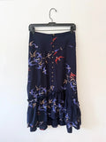 Anthropologie Maeve Merida Flounced Midi Skirt