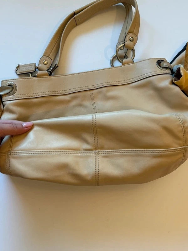 Coach Kyra Leather Scarf Shoulder Bag