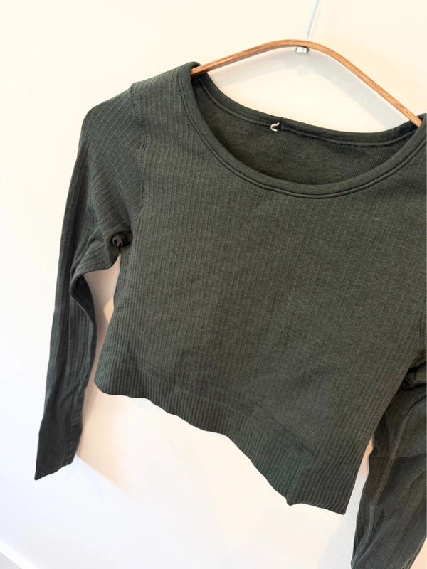 Lululemon Dark Green Longsleeve