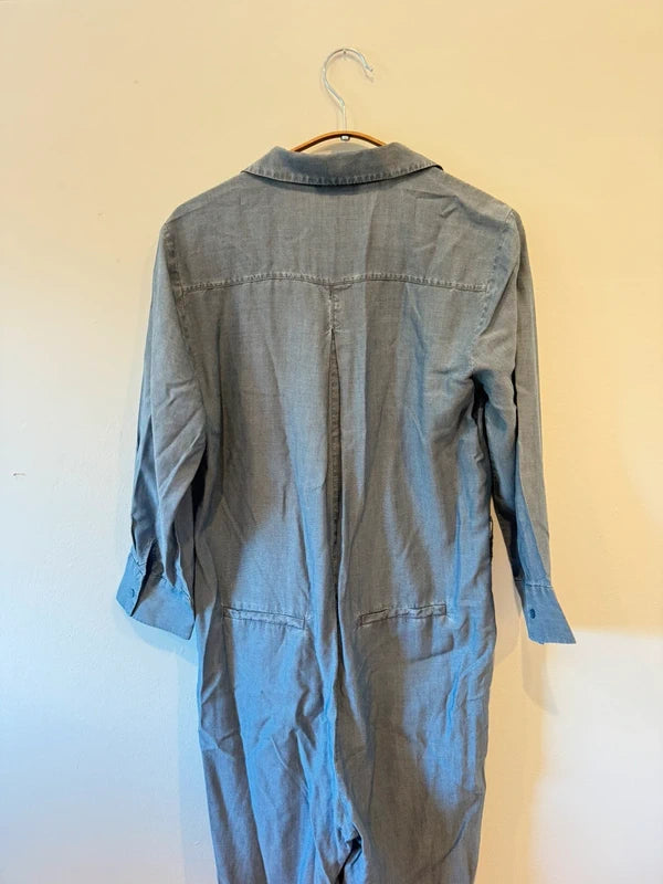 L’AGENCE Delia Denim Blue Jumpsuit