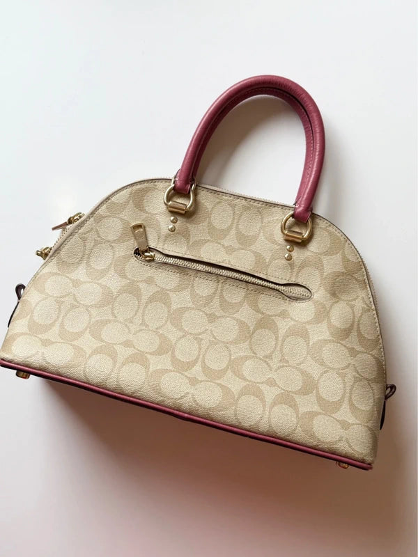 Coach Katy Satchel in Signature Canvas