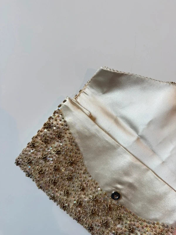 Elegant Vintage Beaded Evening Clutch