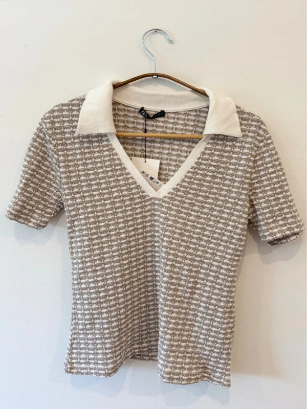 Zara Jacquard Polo Shirt