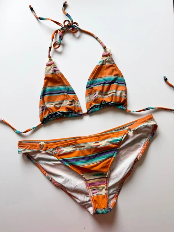 Ralph Lauren Y2K Desert Stripe Southwestern Bikini
