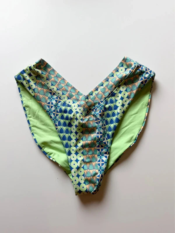 One One Printed Bikini Bottom