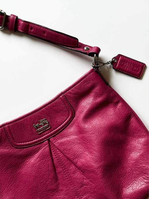 Hot Pink Ashley Coach Crossbody Bag