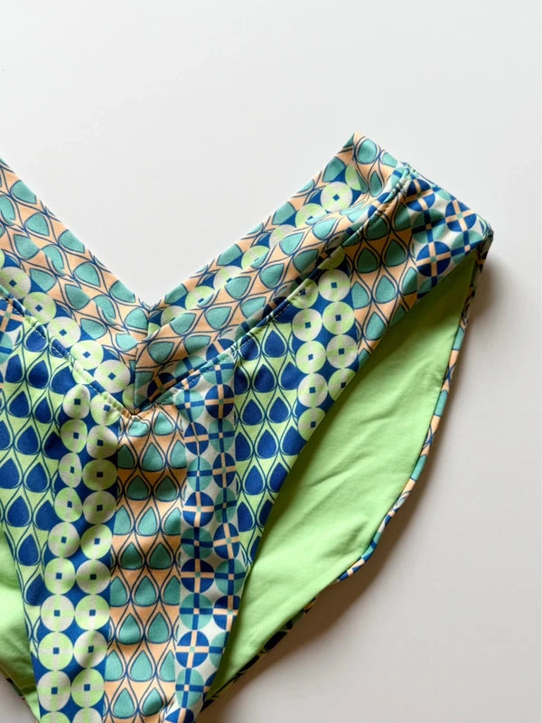 One One Printed Bikini Bottom