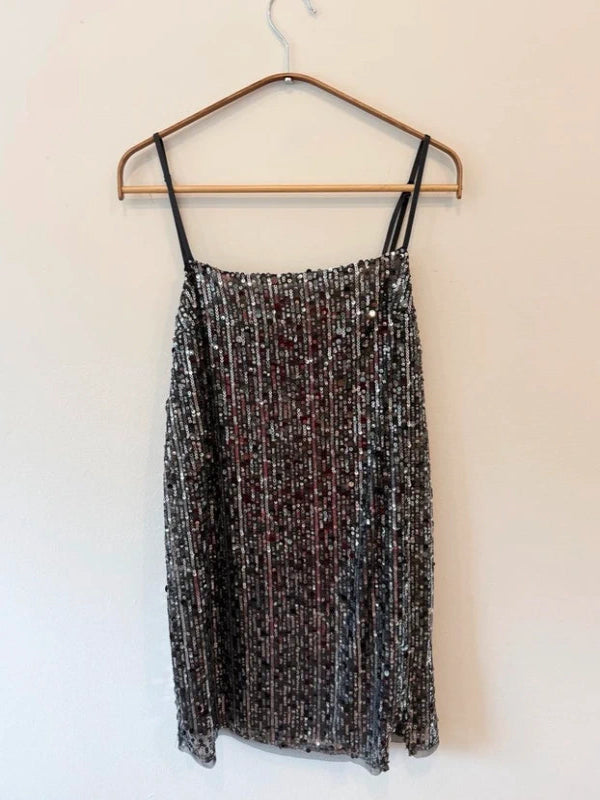 Free People Midnight Kiss Mini Slip
