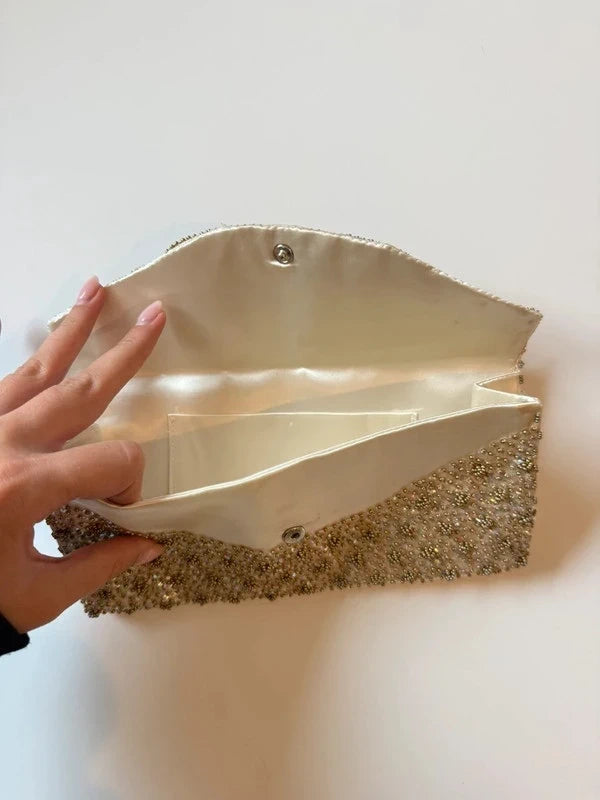 Elegant Vintage Beaded Evening Clutch
