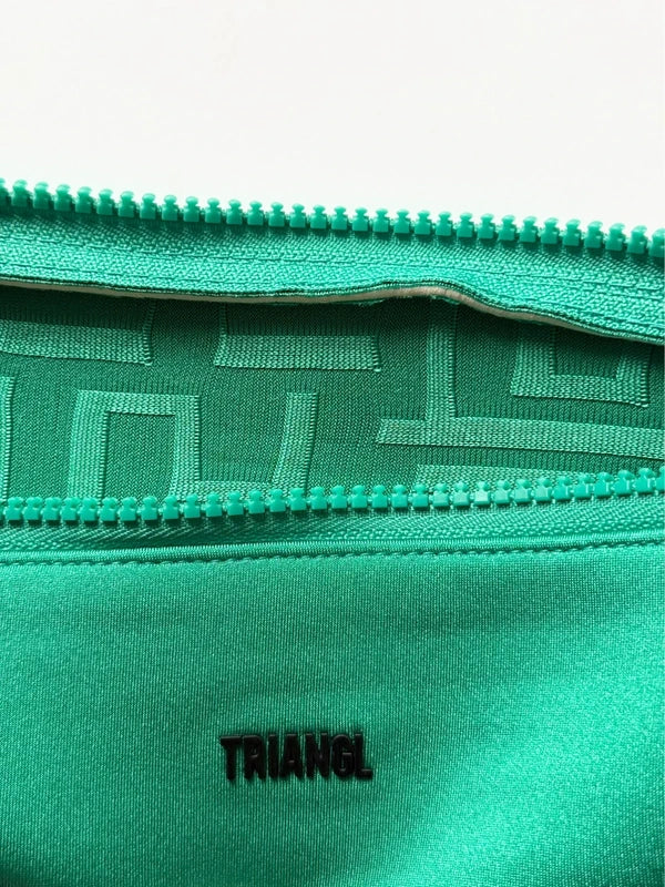 Vinca - Hube Green Terry Toweling Triangle Bikini Set