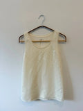 Loft White Glitter Tank