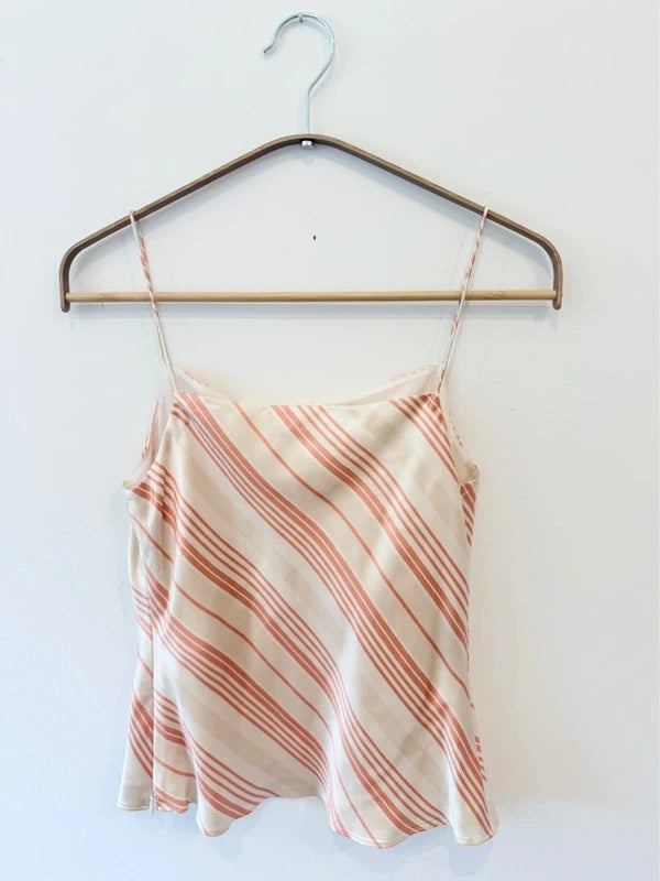 Vintage Banana Republic Silk Stripe Top