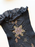 Floral Beaded Free People Top