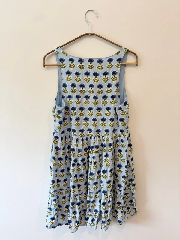 Blue Floral Dress