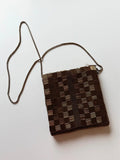 Vintage Walborg Bronze and Gold-Tone Art Deco Parquet Beaded Evening Bag