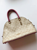 Coach Katy Satchel in Signature Canvas
