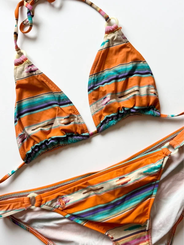 Ralph Lauren Y2K Desert Stripe Southwestern Bikini
