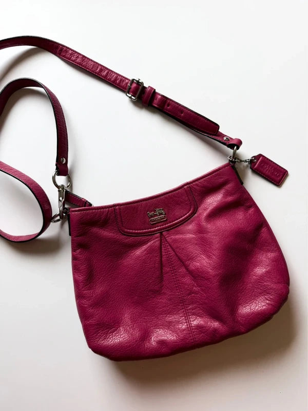 Hot Pink Ashley Coach Crossbody Bag