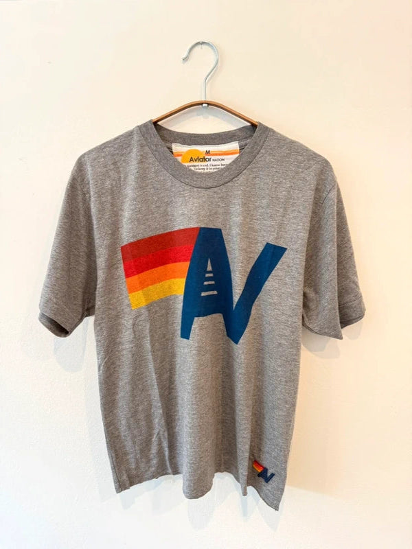 Aviator Nation Logo Boyfriend Tee
