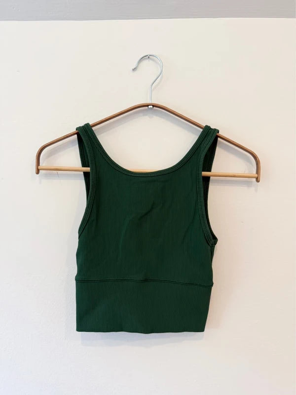 Dark Green Lululemon Tank
