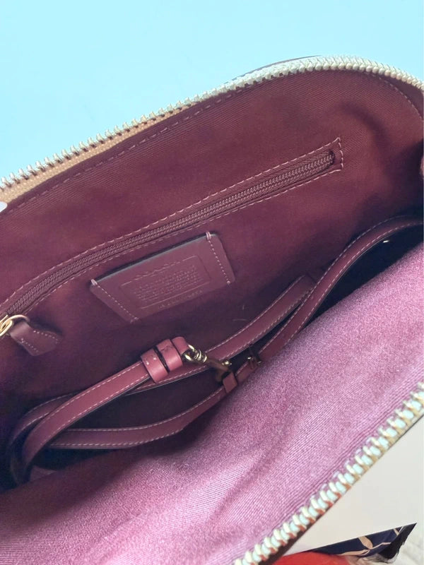 Coach Katy Satchel in Signature Canvas
