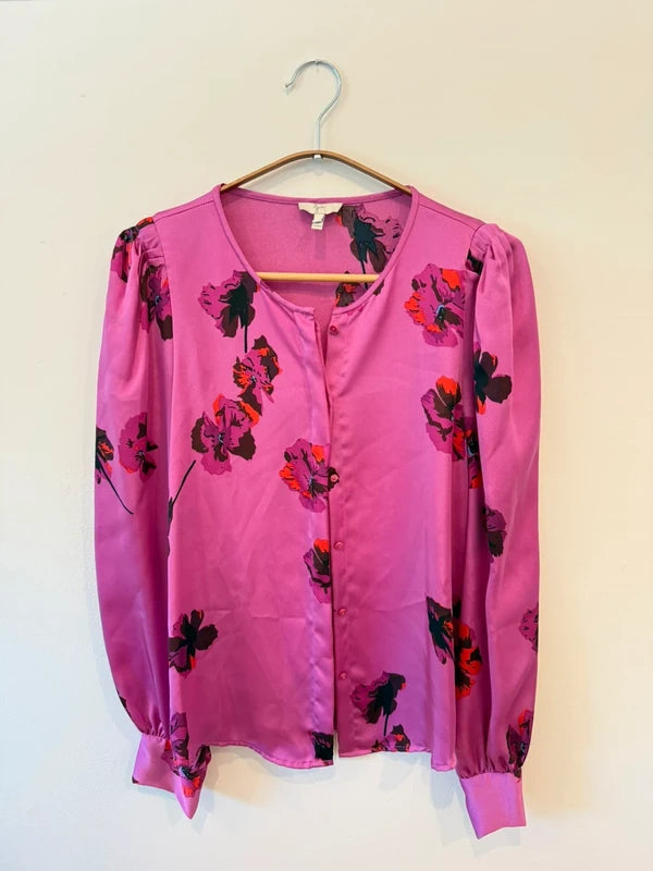 Joie Antonela Orchid Floral Blouse