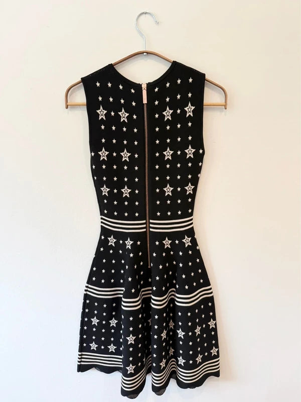 The Ted Baker Maria Star Jacquard Knit Dress