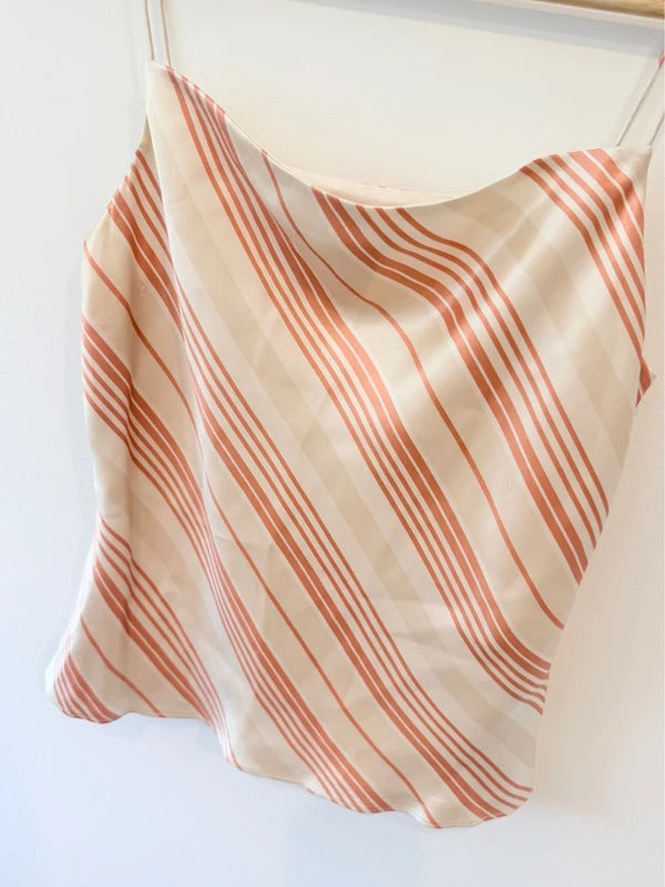 Vintage Banana Republic Silk Stripe Top