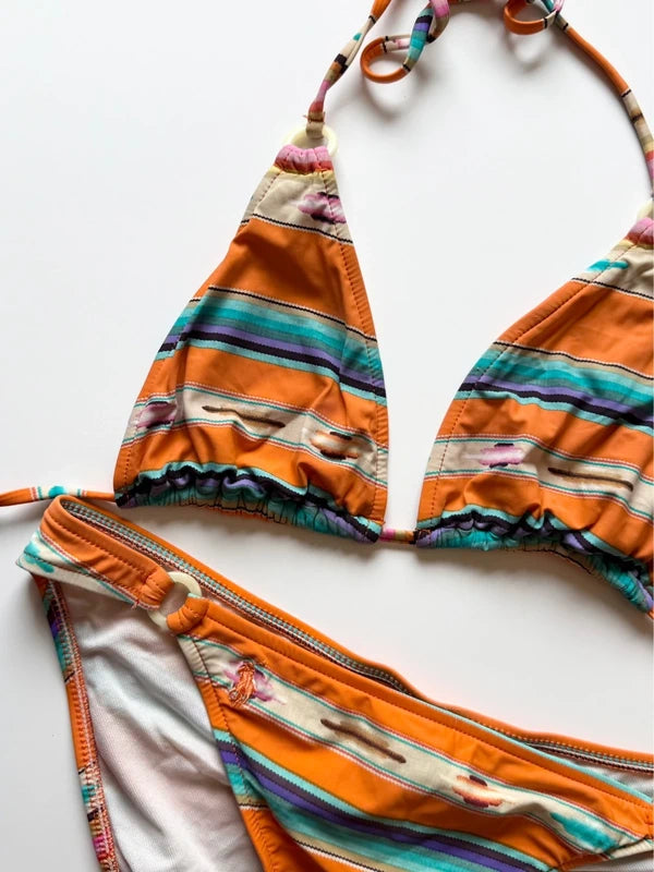 Ralph Lauren Y2K Desert Stripe Southwestern Bikini